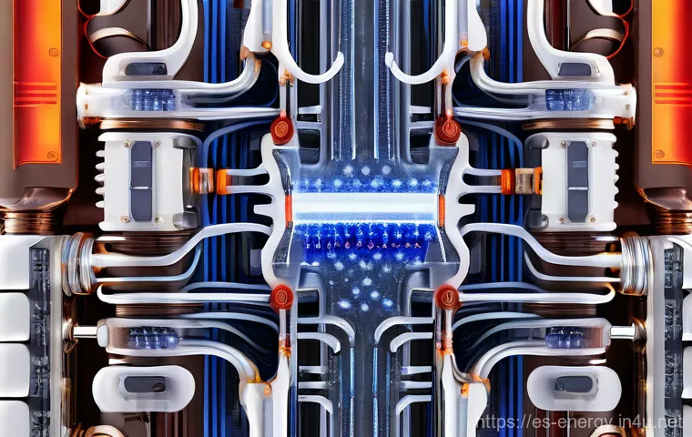 열전 발전 소자 - **"The Silent Alchemy of Heat: Inside a Thermoelectric Generator"**
A mesmerizing close-up of a ...