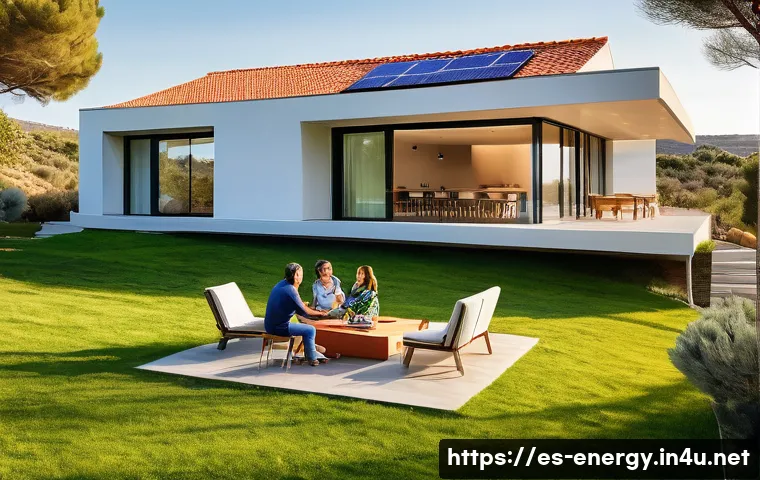 고체 산화물 연료전지 SOFC - **Prompt 1: Sustainable Spanish Home Powered by SOFC**
"A vibrant, high-angle outdoor shot of a ...